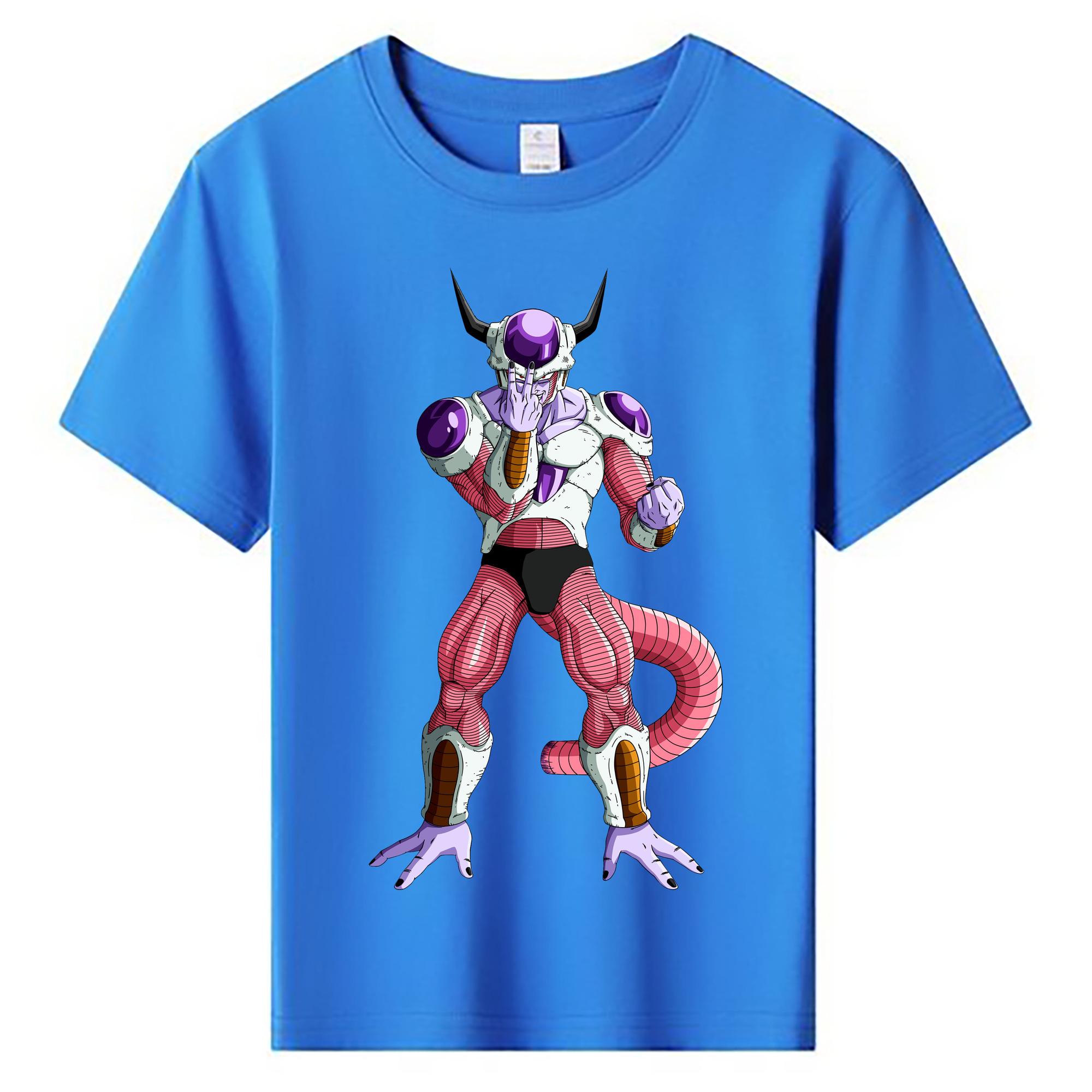 （画像用） ドラゴンボール フリーザ DRAGON BALL Frieza 綿100％キッズTシャツ（フロントプリント）